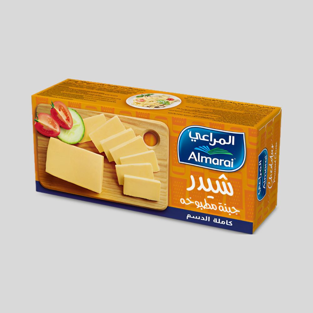 Almarai Full Fat Cheddar Block Cheese Tamwenat Elzekrayat