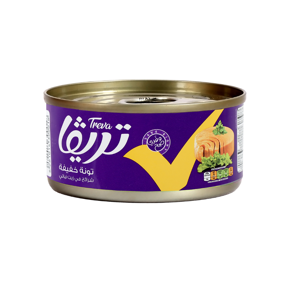 tuna treva light meat flakes 80g – Tamwenat Elzekrayat